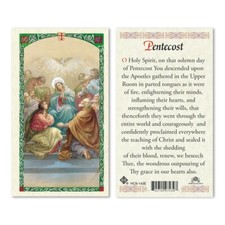 Pentecost (Holy Spirit Prayer) - Paperstock Holy Card HC9-143ENL picture