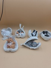 The Hamilton Blake Jensen Cat Figuring Precious Paw Prints From Heaven Lot Of 6  picture