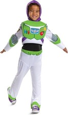 Boy’s Deluxe Toy Story Buzz Lightyear Costume , Size M (7-8) - Ship From US picture