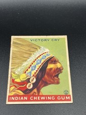 1933 Goudey Indian Gum R73 #88 Victory Cry 216 Back Vintage Card picture