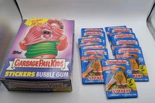 Vintage 1988 Topps Garbage Pail Kids Series 14 (OS14) Lot - 11 Sealed Wax Packs picture
