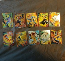 Full Set (10): 1995 Fleer Ultra X-Men Sinister Observations Chromium Complete picture