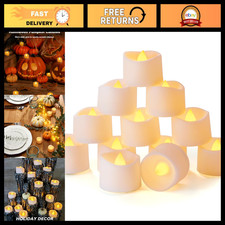 Homemory 24-Pack Battery Tea Lights with Timer Built in, Auto-On 6H Daily picture