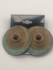 VTG Brass With Patina Finish And Center Stone picture