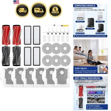 34Pcs Qrevo Curv / S5V Replacement Accessories Kit Compatible with Roborock picture