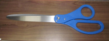 Large Ceremonial Scissors ~ 25 inches Long including Handles .. Ribbon Cutting picture