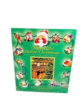 2000 Trendmasters Night Before Christmas Storytelling Light Strand NEW Sealed  picture