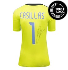 Iker Casillas Signed Real Madrid 2024-25 Goalkeeper Third kit icons COA picture