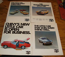Original 1971 1972 1973 Chevrolet Vega Sales Brochure Lot of 4 71 72 73 Chevy picture