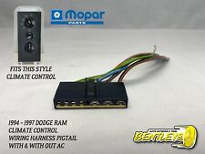 1994 - 1997 DODGE RAM TRUCK DASH HEATER SWITCH CLIMATE CONTROL WIRING HARNESS OE picture