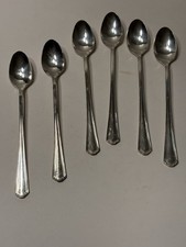 Flatware Set Of 6 Ice Tea Spoons Victor S. Co. A1 picture