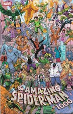 AMAZING SPIDER-MAN #1000 TODD NAUCK 4-PART CONNECTING LEGACY VARIANT (VF to VF+) picture