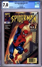 SPECTACULAR SPIDER-MAN #257 CGC 7.0 NEWSSTAND - SINGLE COVER ULTRA RARE picture