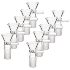 (10 PACK) 14MM Male Glass Bowl For Water Tobacco Pipe Bong Replacement Head USA picture