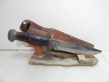 Vintage PAL RH36 RH-36 WW2 Era Military Knife & Leather Sheath Elephant logo picture