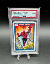 1990 Impel Marvel Universe Series 1 Super Heroes Cosmic Spider-Man #30 picture