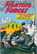 Our Fighting Forces #67-1961 gd- 1.8 Gunner and Sarge / Pooch picture