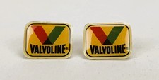 Vintage Valvoline Oil Gas Racing Logo Lapel Hat Pin Lot of 2 Small 5/8