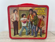Welcome Back Kotter Lunch Box With Thermos 1977 Vintage John Travolta Aladdin picture