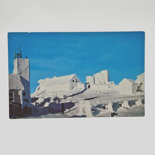 Postcard Top of Mt. Washington White Mountains New Hampshire Observatory Trestle picture