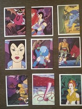 9ct (Lot A) 1983 He-man Masters of the Universe Panini Italy Album Sticker Cards picture