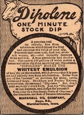 Marshall Oil Company Dipolene Marshalltown IA 1906 Minneapolis Ad SAL1-M14 picture