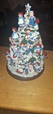 *EXCELLENT CONDITION* The Raggedy Ann & Andy Christmas Tree by The Danbury Mint picture