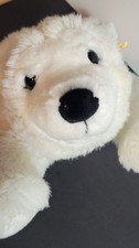Plush Toy Steiff Polar Bear Arco White Acrylic x Cotton Made in Germany picture