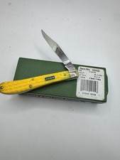 Case XX John Deere Slimline Trapper 15704 61048 SS Yellow Bone w/ Tin & Sheath picture