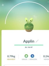 Pokémon Go-Shiny Applin -TRADE-Trade Registered Or 30 Days  picture
