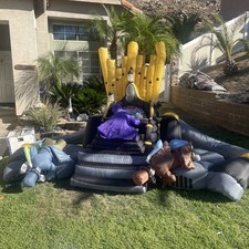 Gemmy Zombie Organ Player Inflatable Airblown 11' ft Halloween Read picture