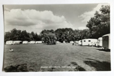 Billing Aquadrome Northampton England c1960s Real Photo RPPC Trailer Campsite picture