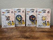 Pokemon Worlds 2026 Pin Set (Pikachu Cosmog, Charizard, King And Greninja) picture