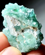 135 Carats Aesthetic Blue Tourmaline Crystal Bunch Specimen picture