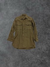 Vintage WWII Era Wool Military Shirt picture