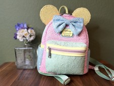 Loungefly Disney Minnie Mouse Limited Edition Pastel Sequin Mini Backpack (NWOT) picture