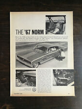Vintage 1966 Mr Norm Dodge Super-Charger Full Page Original Ad 1022 picture