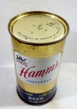 Hamm's Smooth Mellow St. Paul MN Flat Top Beer Can BO with RARE 5% by volume TL picture