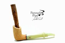 Brand new briar tuscany cigar pipe PARONELLI rusticated natural handmade picture