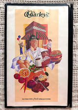 Vintage 1990s O'Charley's Restaurant Menu Fold Out Lunch Sunday Brunch Cover picture