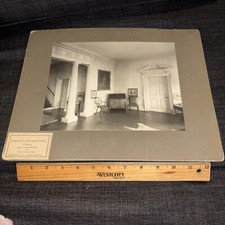 Antique Cliveden Hall Germantown PA Mounted Architecture Photo Revolutionary War picture