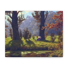 Ivan Fedorovich Choultse (1874-1939) A Sunny Afternoon - Canvas Wall Art picture