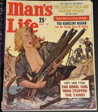 MAN’S LIFE magazine 10:7 Rebel Girl, wanton women, illust, photos, 👀GD 1959 picture
