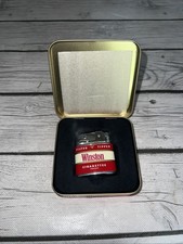 Vintage Winston Cigarettes 40th Anniversary Lighter In Metal Tin 1994 picture