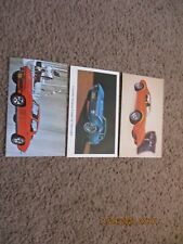1966  1971  1974 Chevrolet Corvette Post Cards (3) 2 ORIGINALS, 1 REPRINT picture