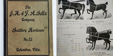 1920s antique SADDLERY HARDWARE CATALOG horse blankets collars saddles trunks picture