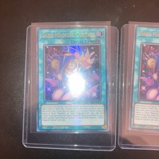  Dark Magical Curtain Spell Card 1st Edition Foil English MAMO-EN003 X3 PLAYSET picture