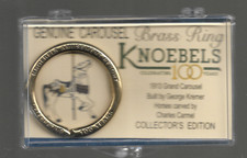 Knoebels 100th Anniversary Special Collectors Edition Brass Ring with Case picture
