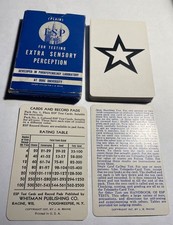 1937 Orig. ESP CARDS Vintage Extra Sensory Perception  Duke University picture