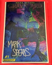 Mark Spears Graveyard Shift #1 COVER M 1:1000 Signed Chrome Body Bag Exclusive picture